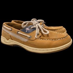Margaritaville women's Martinique Tan Boat Shoe
size 6.5
